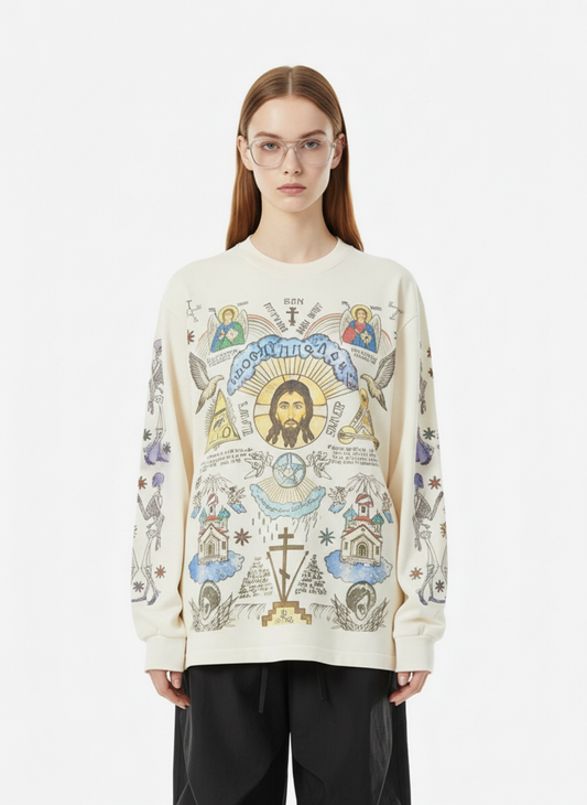 Street Graffiti Long Sleeve T-Shirt