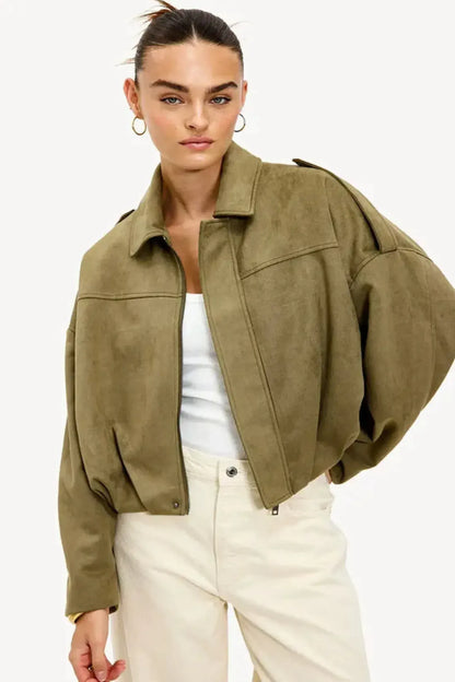 Elina | Suède Jacket