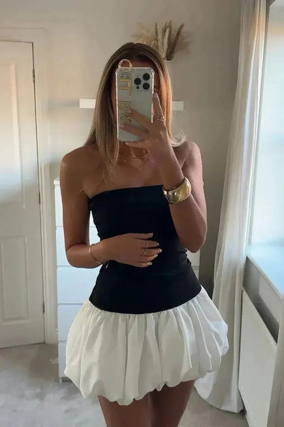 Danielle - Mini Robe à Ourlet