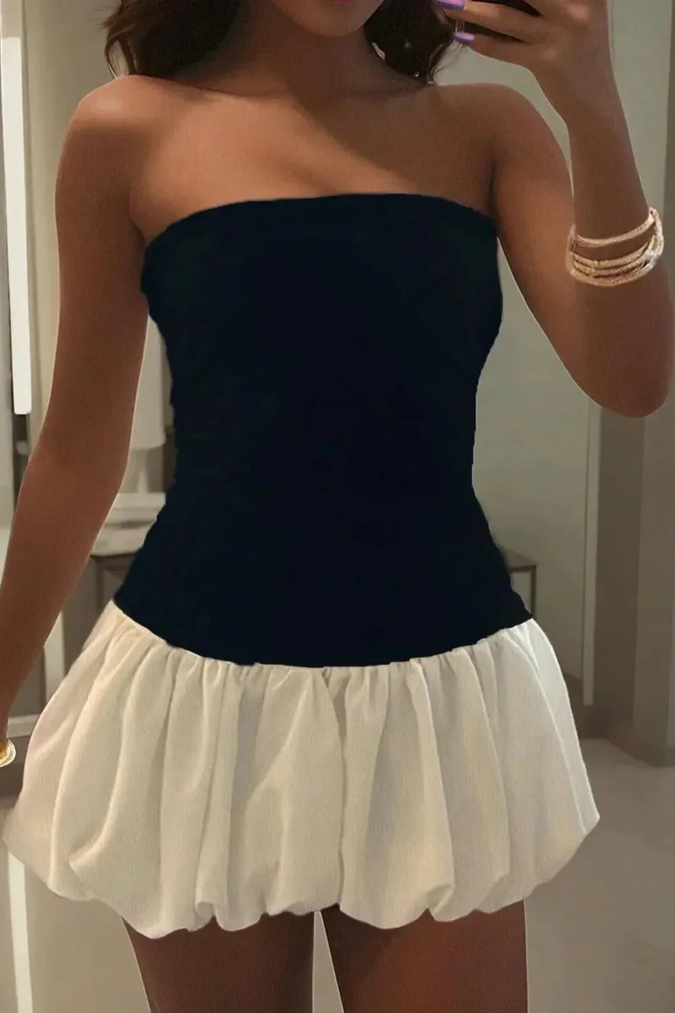 Danielle - Mini Robe à Ourlet