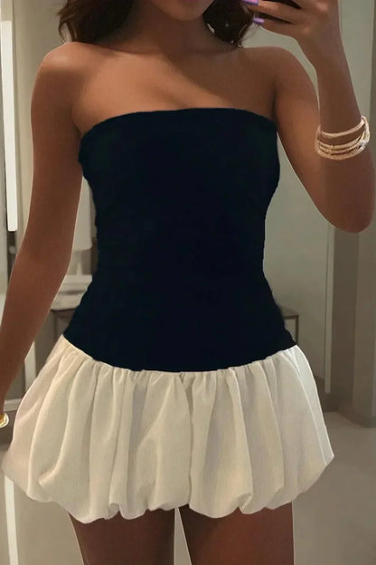 Danielle - Mini Robe à Ourlet