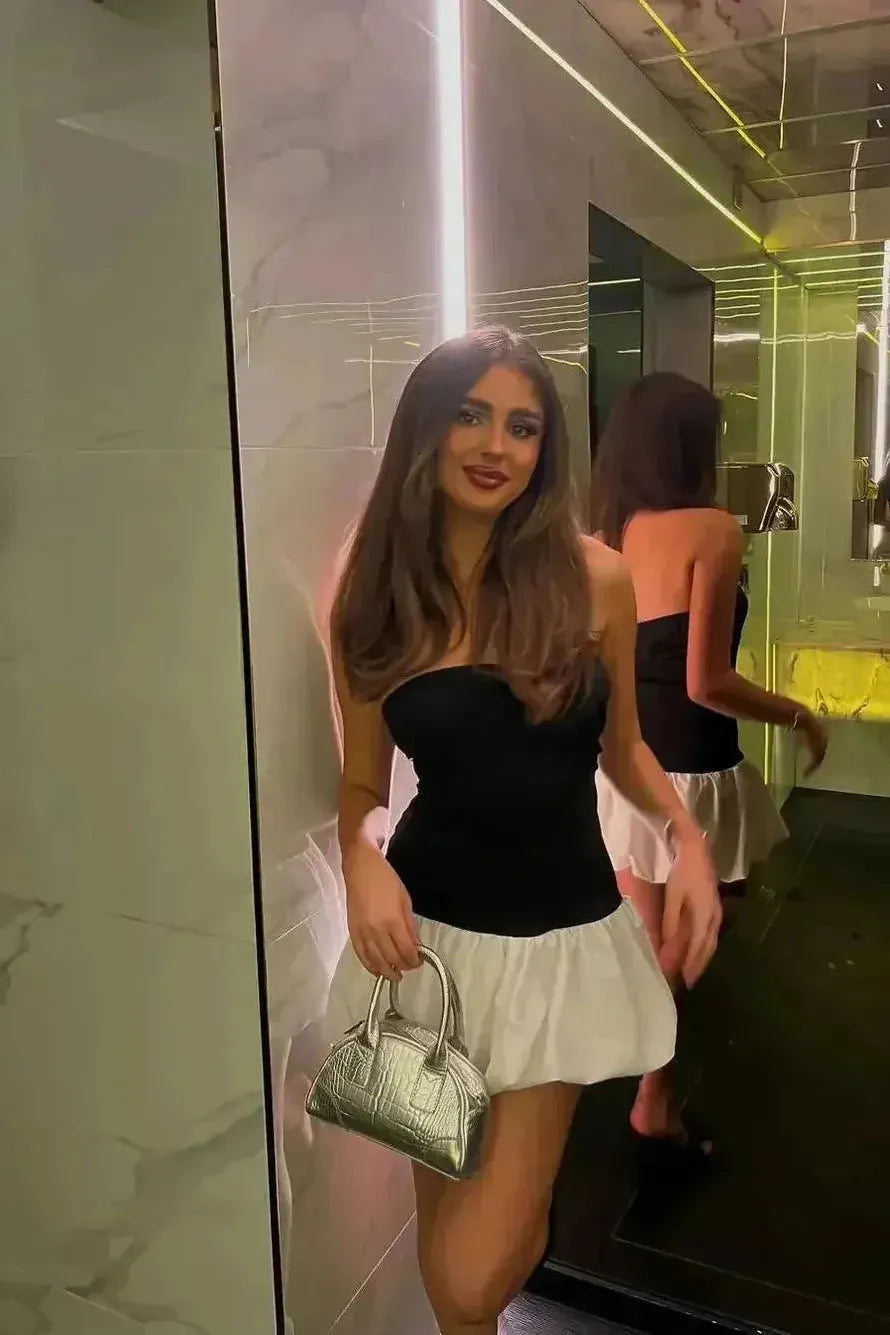 Danielle - Mini Robe à Ourlet