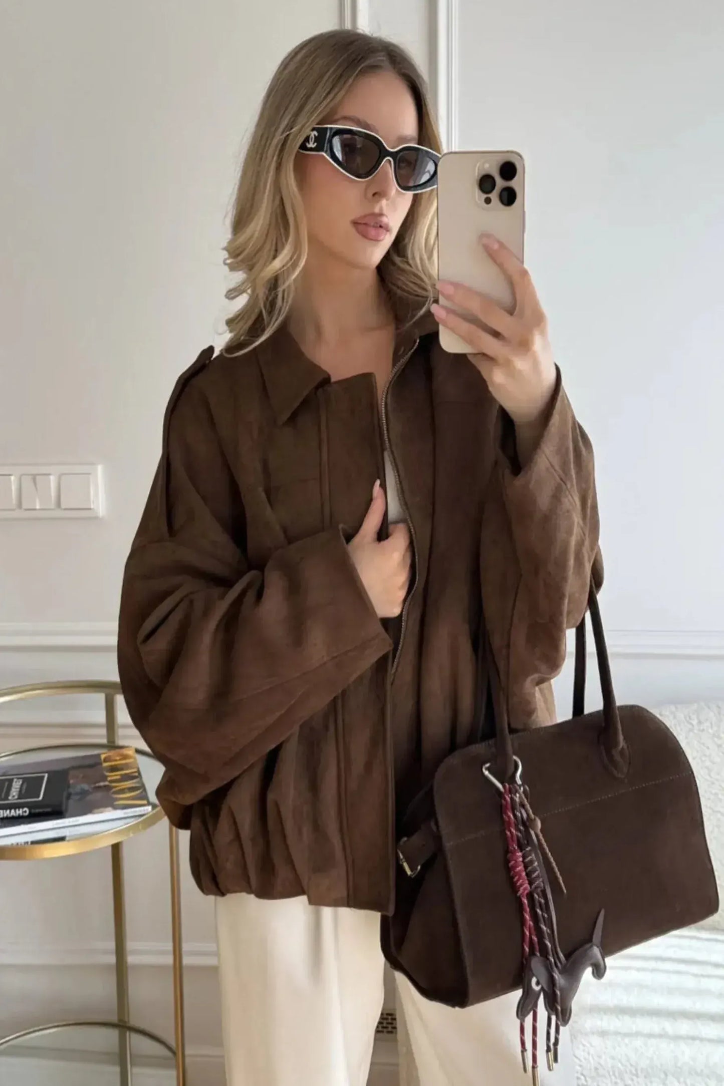 Elina | Suède Jacket