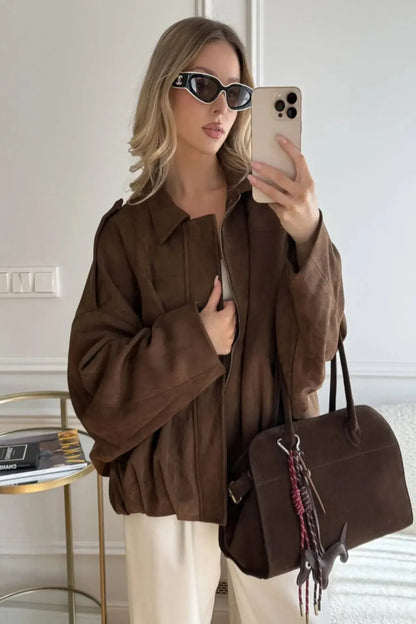 Elina | Suède Jacket