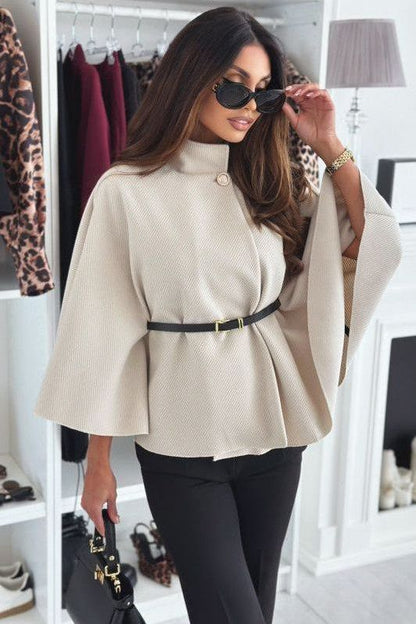 Maria | Cape Belt Coat