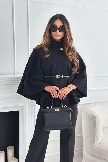 Maria | Cape Belt Coat