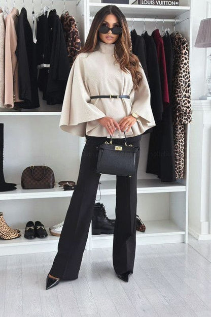 Maria | Cape Belt Coat