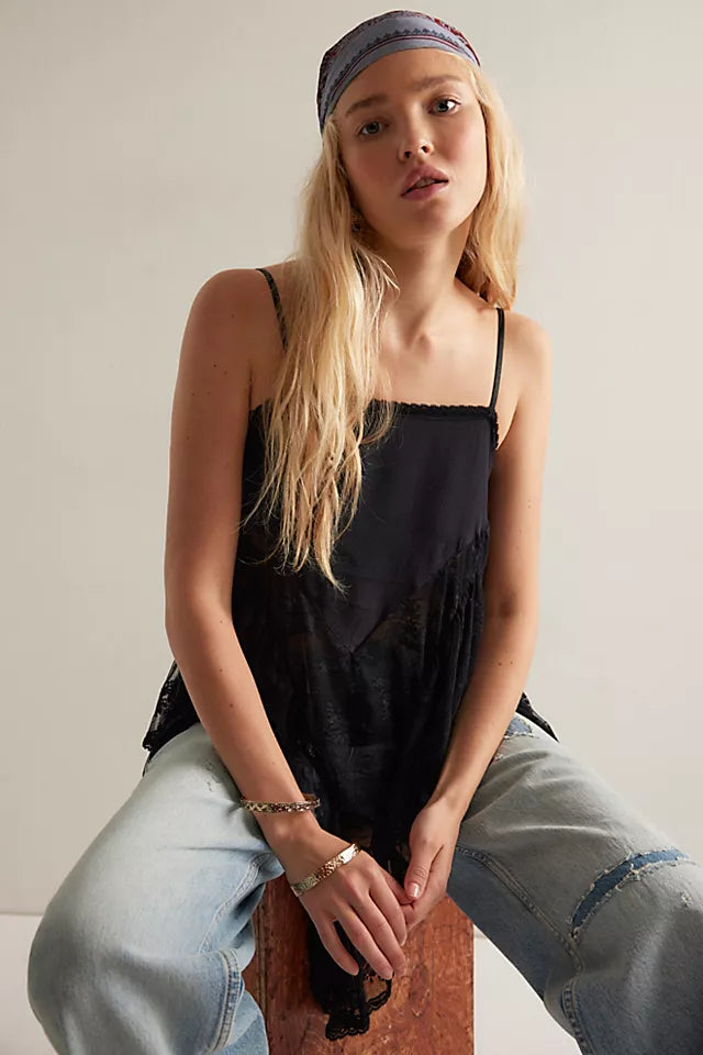 Midnight Bloom Top