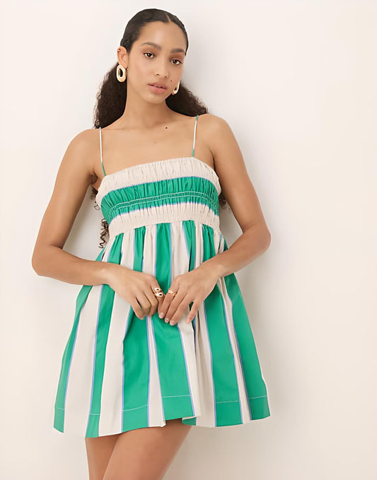Poplin Mini Dress